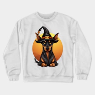 Halloween Doberman Pinscher Dog #2 Crewneck Sweatshirt